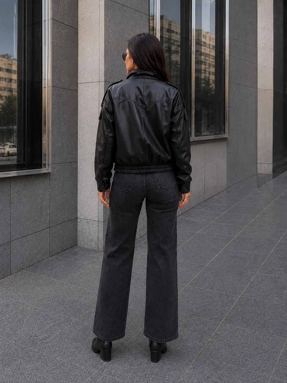 jaqueta de couro fake feminina premium – estilo elegante e moderno | tendência 2026 jaqueta de couro fake feminina premium – estilo elegante e moderno | tendência 2026