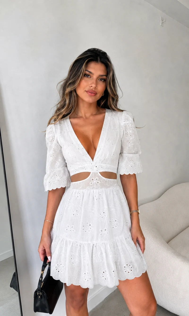vestido lessi com argola