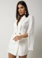 conjunto blazer short feminino