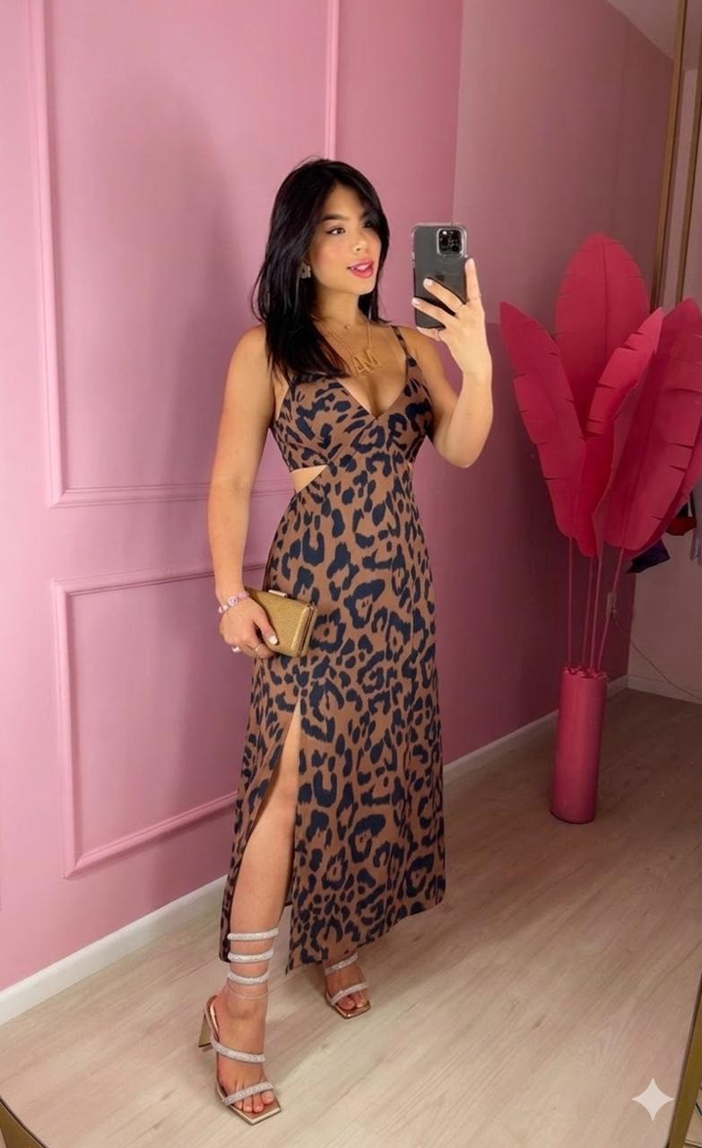 vestido longo carolina pink 13445